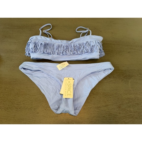 l*space Other - NEW blue L SPACE two piece swimsuit bikini size large